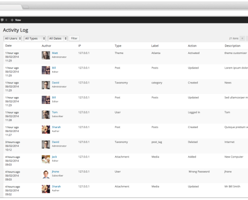 יומן פעילות